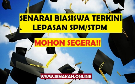 Cara Mohon 37 Tawaran Biasiswa Terkini 2023 Lepasan SPM | STPM | Portal ...